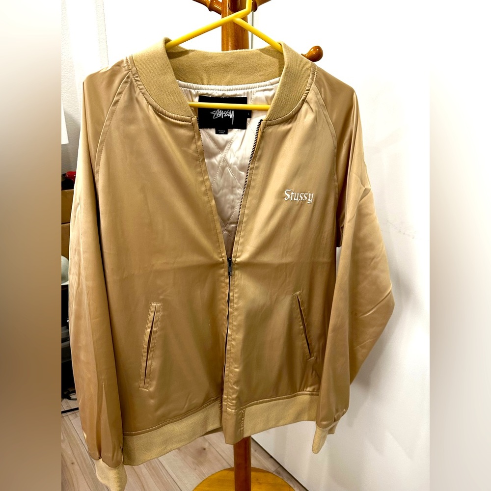 Men's Stussy California Satin Jacket